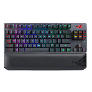 Asus X807 Rog Strix Scope RX TKL Optical Mechanical Gaming Keyboard, Wireless Deluxe, RX Red Switch, 1000Hz USB Report Rate, Per-Key RGB LEDs, USB 2.0 / Bluetooth Connectivity, Black | 90MP02J0-BKCA00