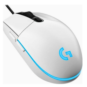 Logitech G102 LightSync RGB Lighting 6 Programable buttons Wired Gaming Mouse (White) | 910-005824 / 910-005809