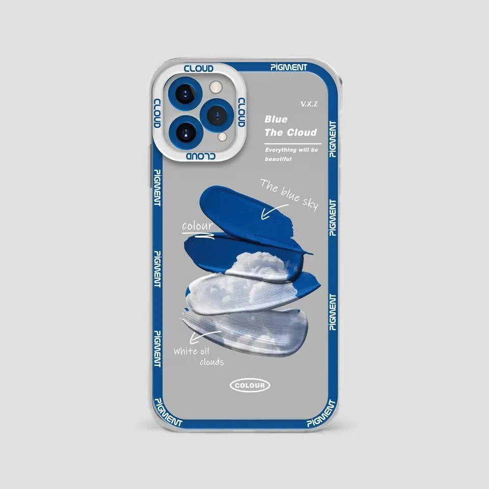 Magnetic Case for iPhone 14 pro ,Compatible with Mag-Safe Wireless Charging, Anti-Scratch Shockproof Protective Bumper Cover with Camera Protector for iPhone 14 Case(6.7 Inch), Blue and white colour l