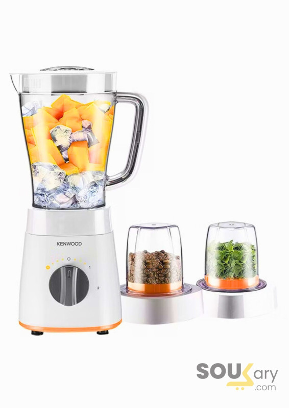 Blender Smoothie Maker With Grinder Mill, Chopper Mill, Ice Crush Function 2 L 500 W BLP15.360WH White