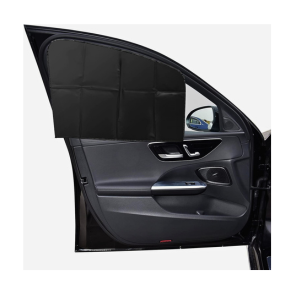 INFOSUN Car Side Window Sun Shade, 4 PCS Universal Magnetic Car Curtain for Baby and Kids with Blocks UV Rays, Reduce Damage from Direct Bright Sunlight and Heat, Universal Easy Fit Front Rear Seat