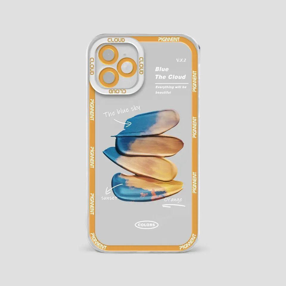 Magnetic Case for iPhone 14 pro ,Compatible with Mag-Safe Wireless Charging, Anti-Scratch Shockproof Protective Bumper Cover with Camera Protector for iPhone 14 Case(6.7 Inch), Yellow colour leaf