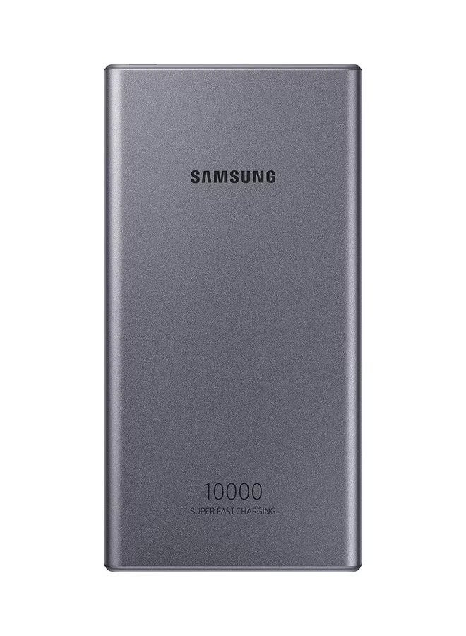 10000mAh Super Fast Charge Dual Port Power Bank 25W Portable Battery Pack With USB-A and USB-C Port Silver