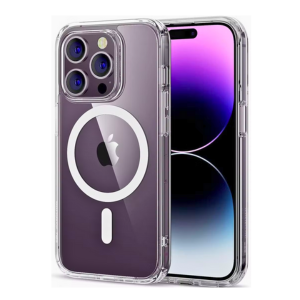 Ultra Thin iPhone 14 Pro Max Clear Case with MagSafe, Shockproof Protection, Anti-Yellowing, iPhone 14 Cover Clear, Shock Absorption, Hard iPhone 14 Back Cover, Cell Phone Case iPhone 14 Case Clear