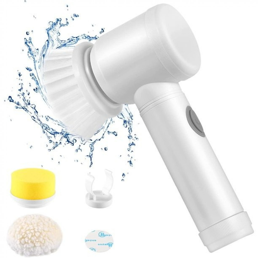 Magic cleaning brush 5 in 1 rechargeable electric scrubber