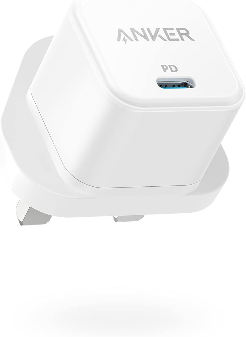 USB C Plug, Anker 20W USB C Charger, PowerPort III 20W Cube Charger for iPhone 14/14 Pro/14 Pro Max/13 Pro/13 Pro Max, Galaxy, iPad (Cable Not Included)