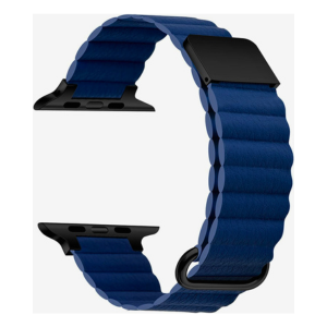 UCHUANG for Apple Watch Band Strap 49mm 45mm 44mm 42mm Magnetic Genuine Adjustable Replacement Wristband Compatible with iWatch Ultra Series 8/7/6/5/4/3/2/1/SE, Midnight Blue