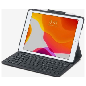 Logitech Slim Folio Case with Integrated Bluetooth Keyboard for iPad 7th gen - Gray | 920-009653