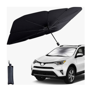 Showay Car Windshield Sun Shade UV Rays and Heat Sun Visor Protector Foldable Reflector Umbrella brella Shield