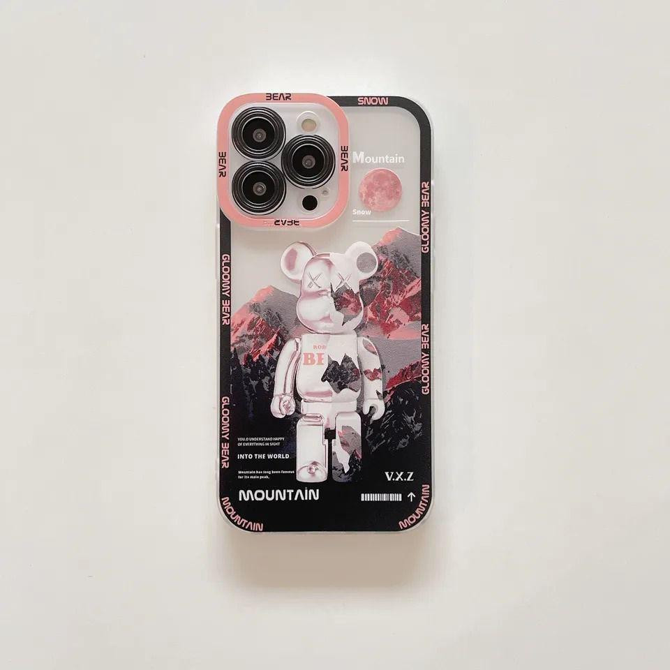 Case for iPhone 14 pro max, with Mountain Snow Gloomy Bear Design and Smooth Quality.Girls Women Clear Anti-scratch Shockproof Case Cover for iPhone 14 pro max (14 pro)
