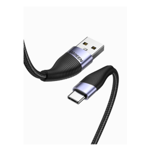 UGREEN USB C Cable 3A Fast Charging Cable Nylon Braided USB Type C Charger Compatible for Samsung S21 S20 Note 20 10 9 Huawei P30 P20 Lite Mate 20 Pro P20 LG G5 G6 Xiaomi Mi 11 Ultra A2 Mi 9 etc-0.5M