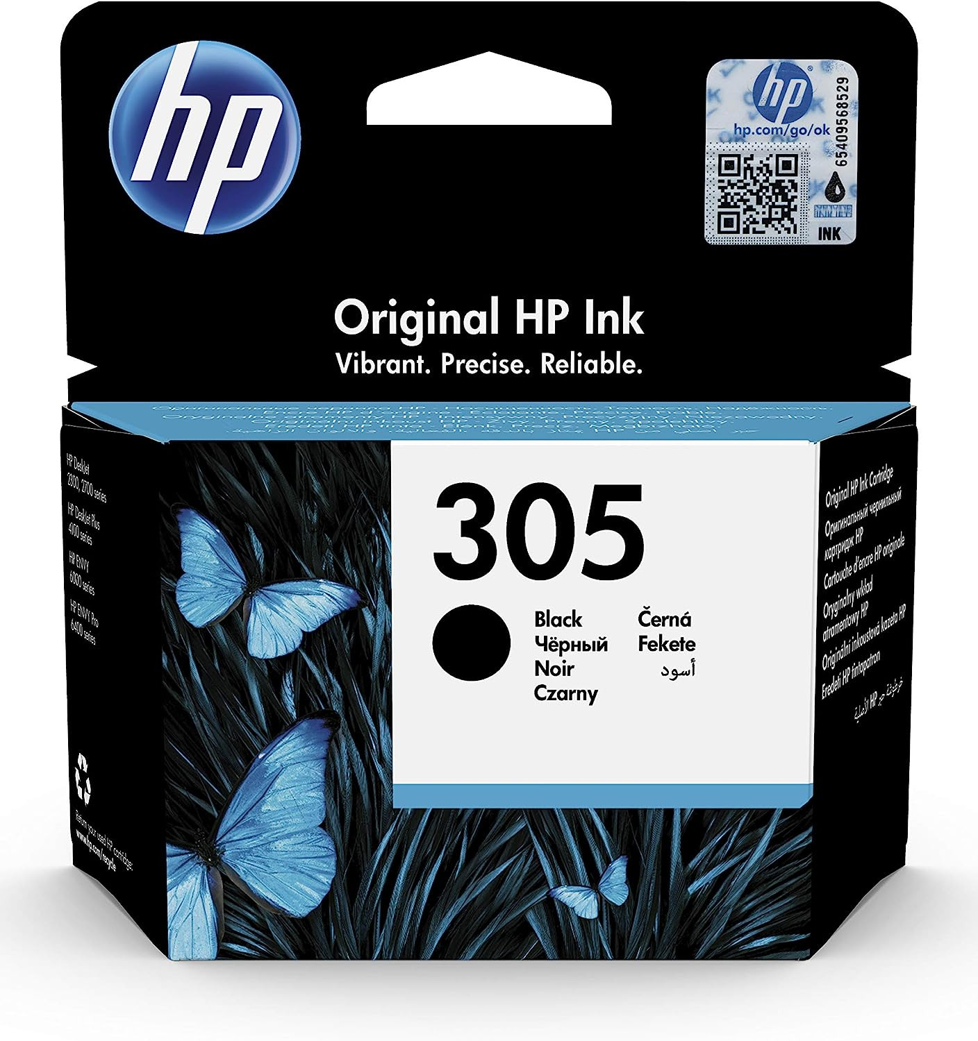 HP 305 Black Original Ink Cartridge - 3YM61AE