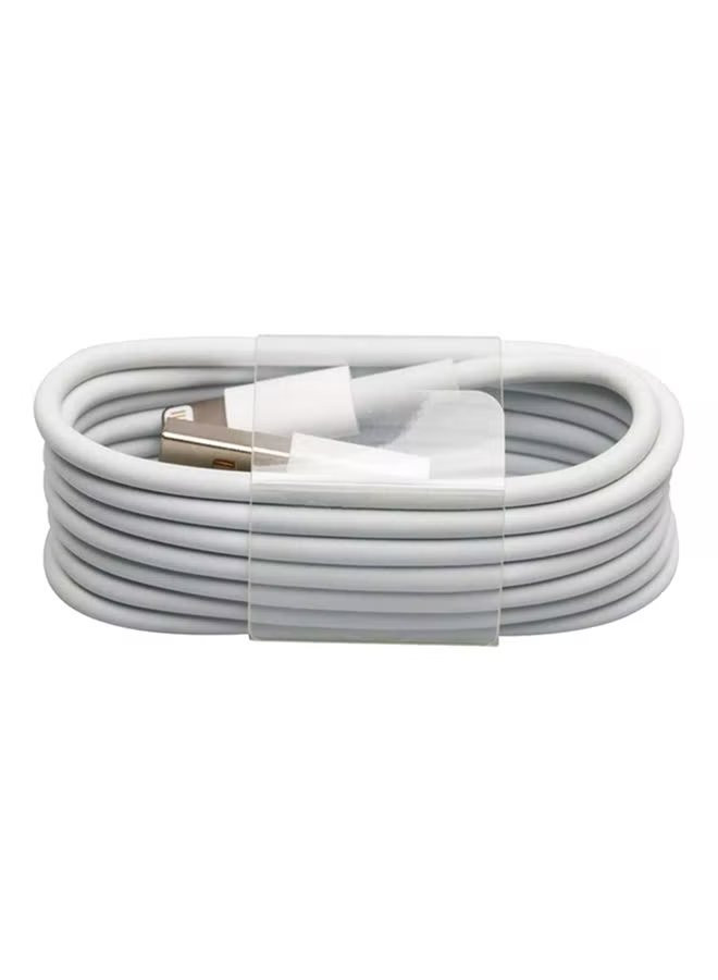 Lightning Data Sync Charging Cable White