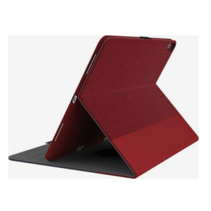 Cygnett Teck-View Slim-Line Casewith Apple Pencil Holder, Light-Weight Design, Auto Sleep/Wake, Magnetic Close Tab and 360° Protection For iPad Pro 12.9" - Red/Red | CY2712TEKVI