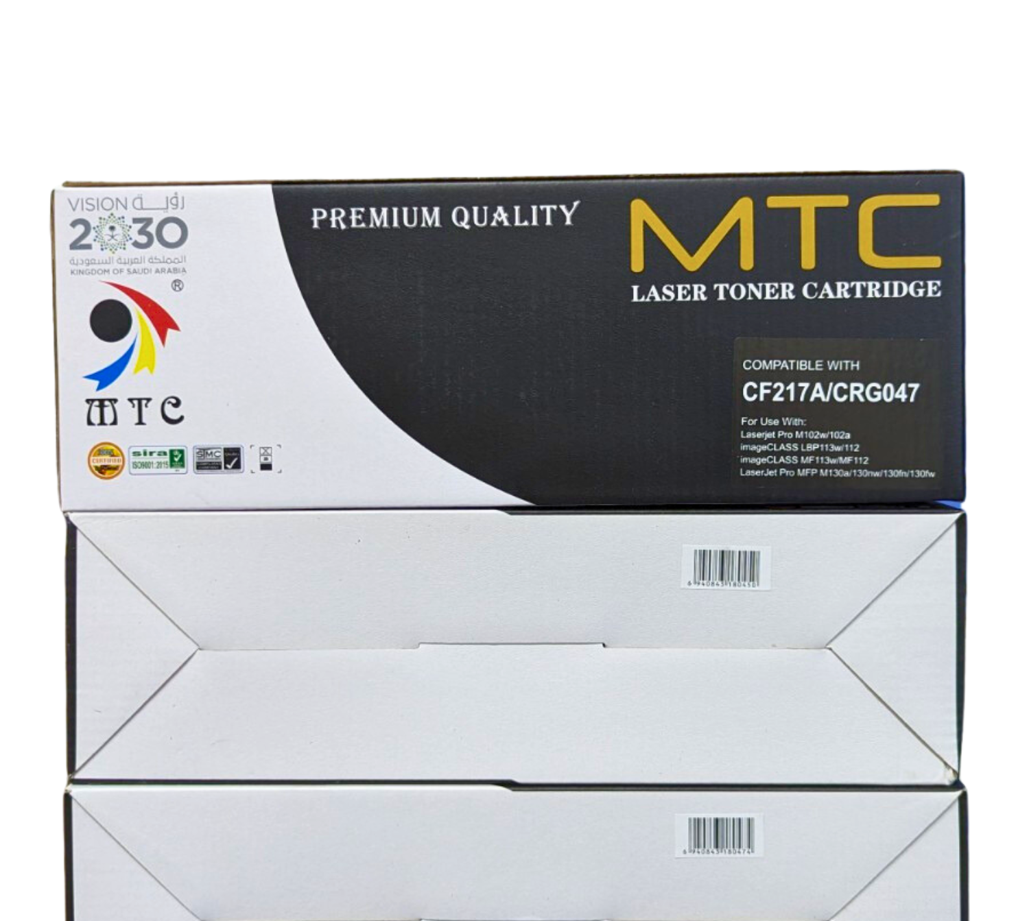MTC PREMIUM QUALITY Laser Toner Cartridge COMPATIBLE WITH  CF217A/CRG047  For Use With:  Laserjet Pro M102w/102a imageCLASS LBP113w/112  imageCLASS MF113w/MF112  LaserJet Pro MFP M130a/130nw/130fn/130
