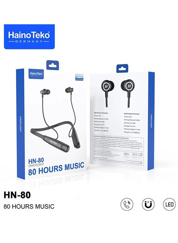 Haino Teko Germany HN 80 Wireless Bluetooth Neckband Earphone
