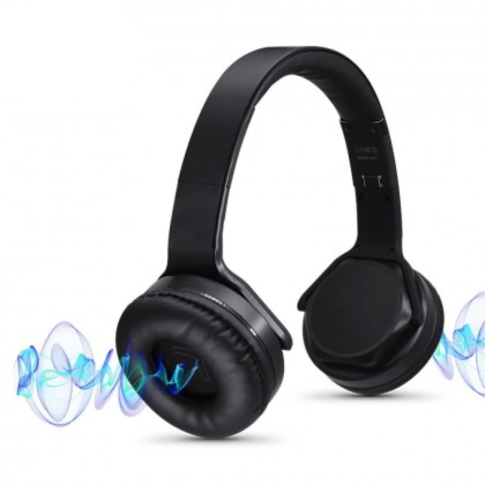 Wireless headphone with speaker 2 in 1 from Bastek BC638 black color