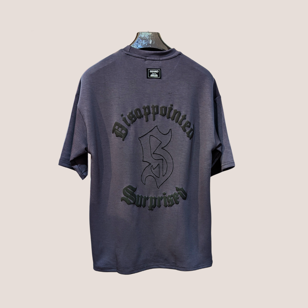 Pure Cotton Men's T-Shirt Smooth Finish Typography Printed T-Shirt With Round Neck And Short Sleeves(Black)