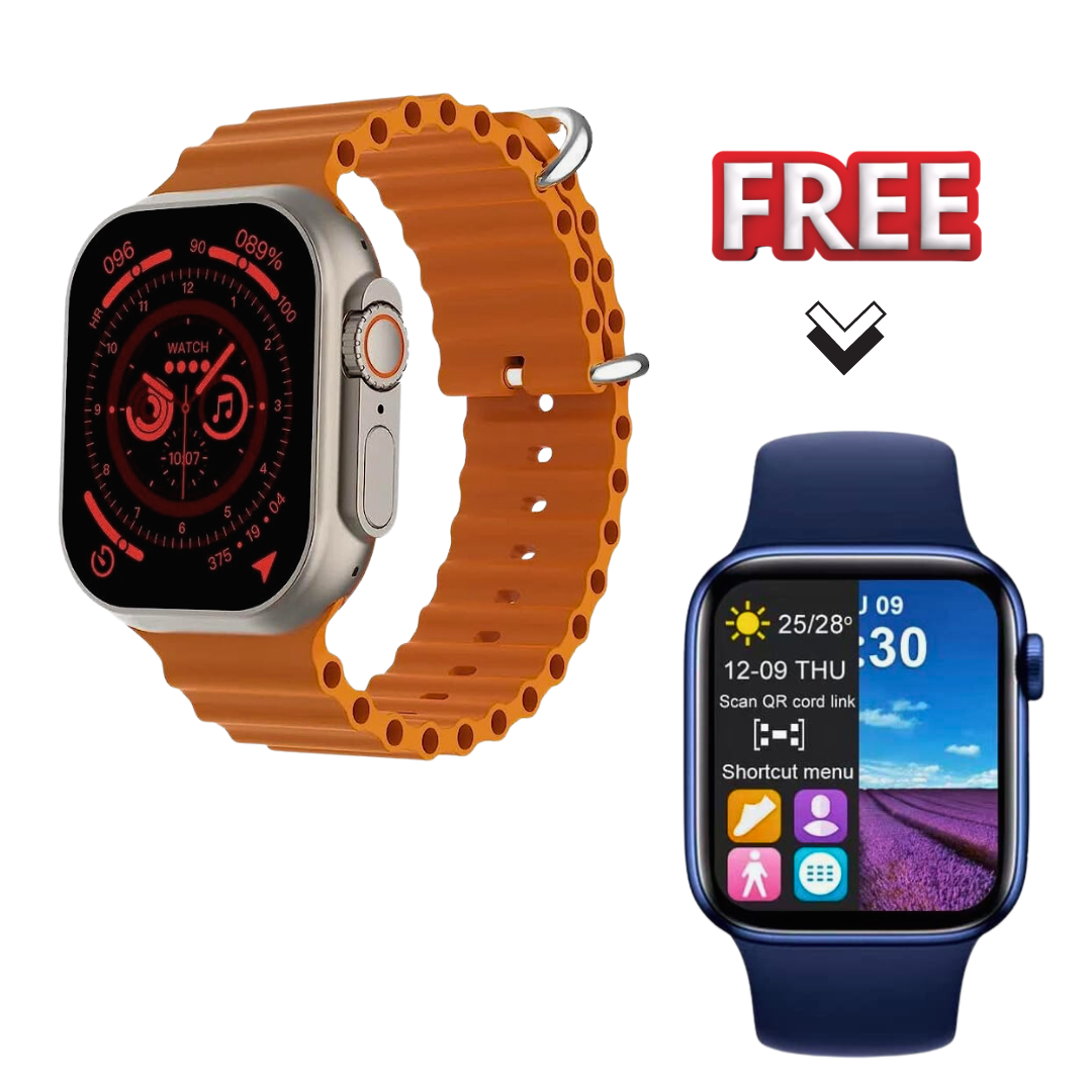 Smart-Clouds S8 Ultra Smart Watch For Men & Women, alwys on screen, NFC, Door Access Unlock, Always-on Display,,SCIENISH Smart Watch t500 Smart Watch Series 5 Smart Watch Blood Pressure 44mm for ISO A