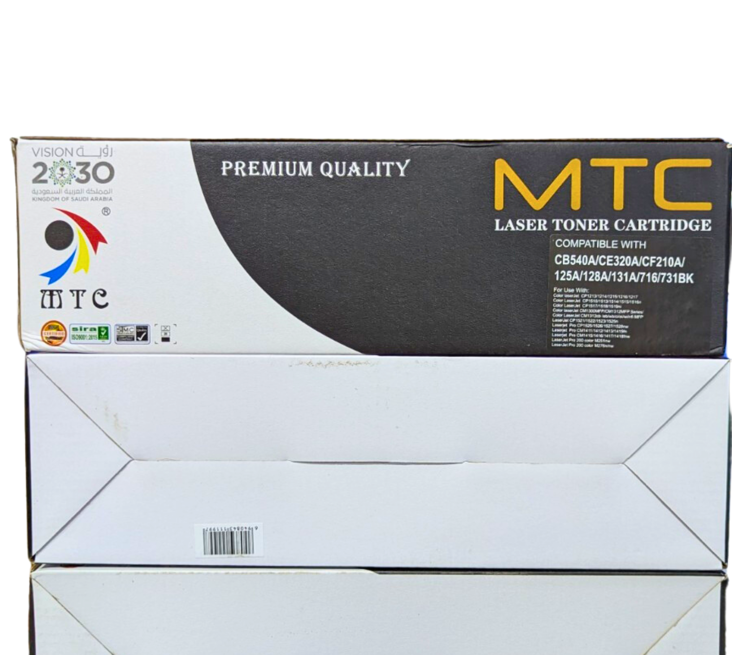 MTC LASER TONER CARTRIDGE COMPATIBLE WITH  CB540A/CE320A/CF210A/ 125A/128A/131A/716/731BK