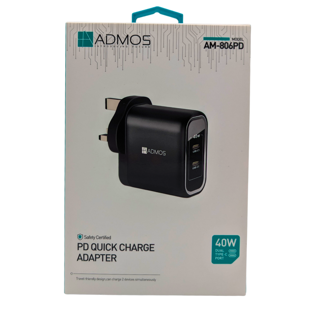 40W PD QUICK CHARGER ADAPTER Compatible With Multiple Devices