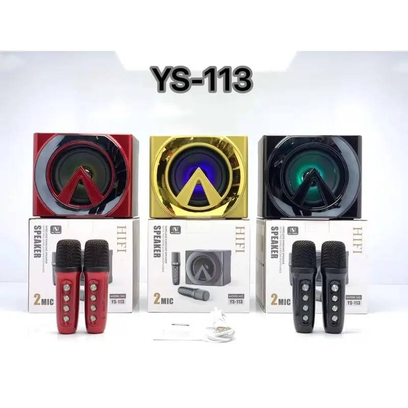 Wireless Bluetooth Speaker With 2-Piece Mic